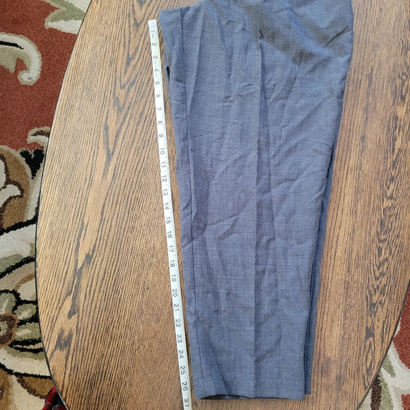 Briggs Petite 90's Heather Gray Pleated Front  Trousers Size Women 16 Petite NEW - Picture 6 of 10